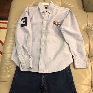 Bundle / Boys Oxford Shirt/Gap Jeans